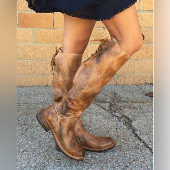 BEDSTU Manchester Tall Brown Leather Knee-High Boots - Picture 2 of 16